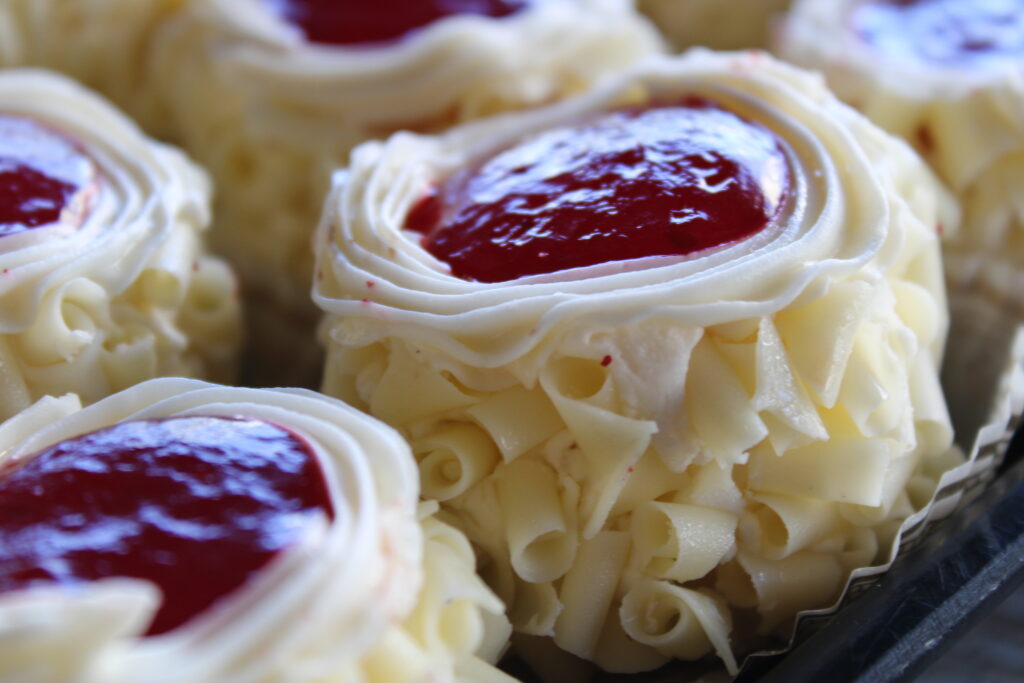 White Chocolate Raspberry Jr. Pastries