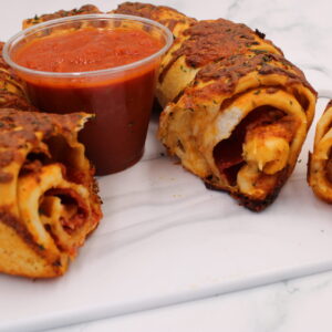 Pepperoni Roll Pull Apart