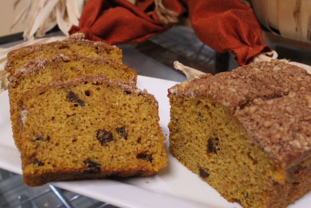 Pumpkin Raisin Loaf