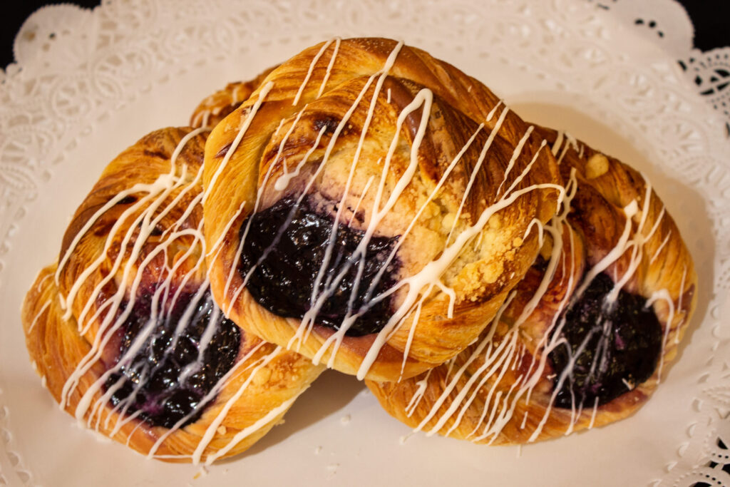 Blueberry Iced Danish