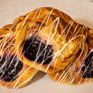 Blueberry Iced Danish