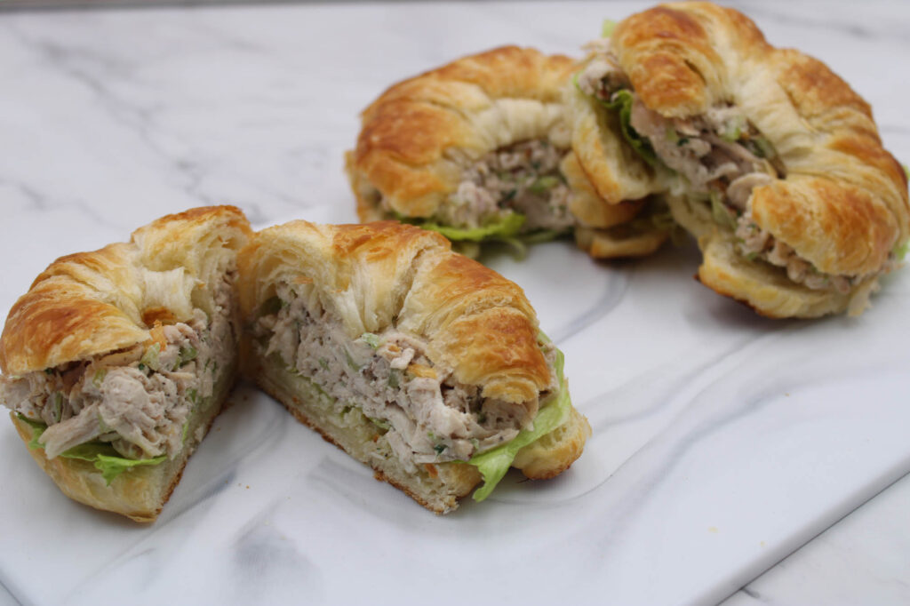 Croissant Sandwich Tray - Homemade Chicken Salad <br>1 Doz. - Call to check availability