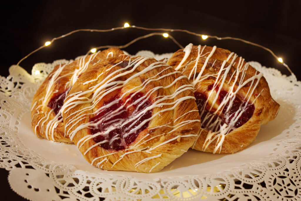 Cherry Iced Danish