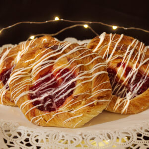 Cherry Iced Danish
