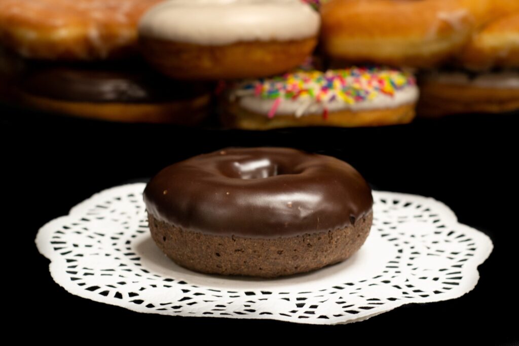 Chocolate Cake Donuts