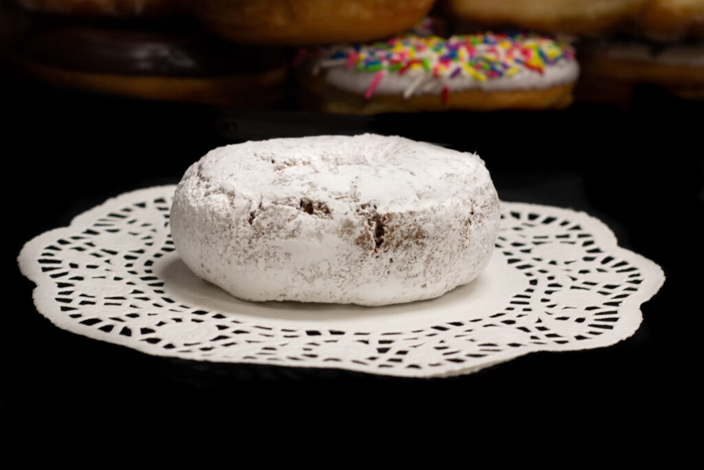 Powdered Sugar Cake Donuts