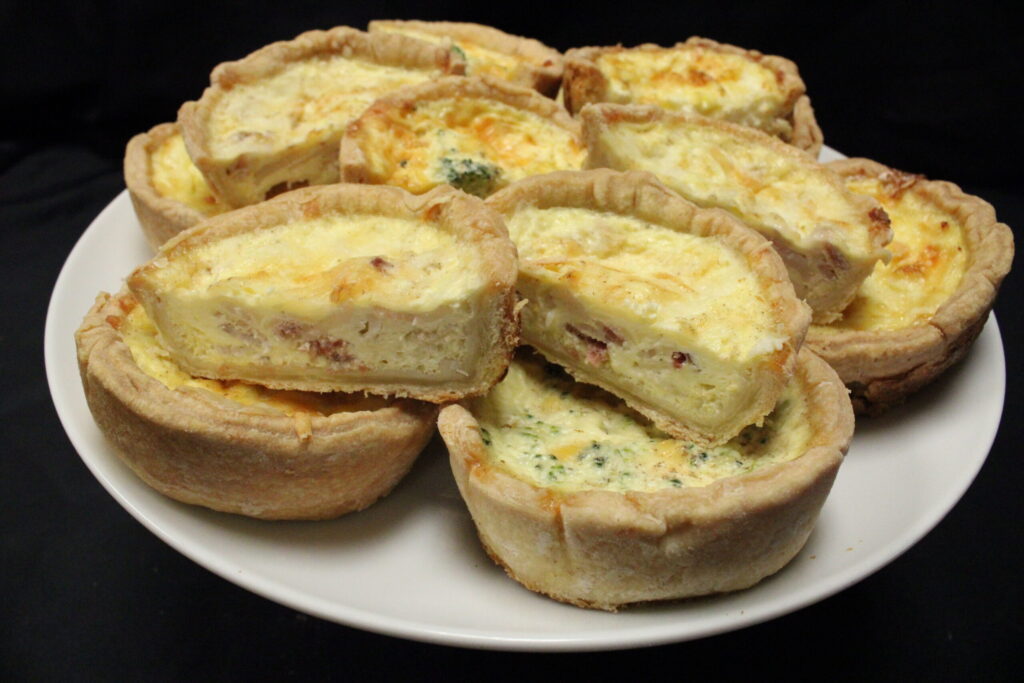 Three Cheese Quiche Cups